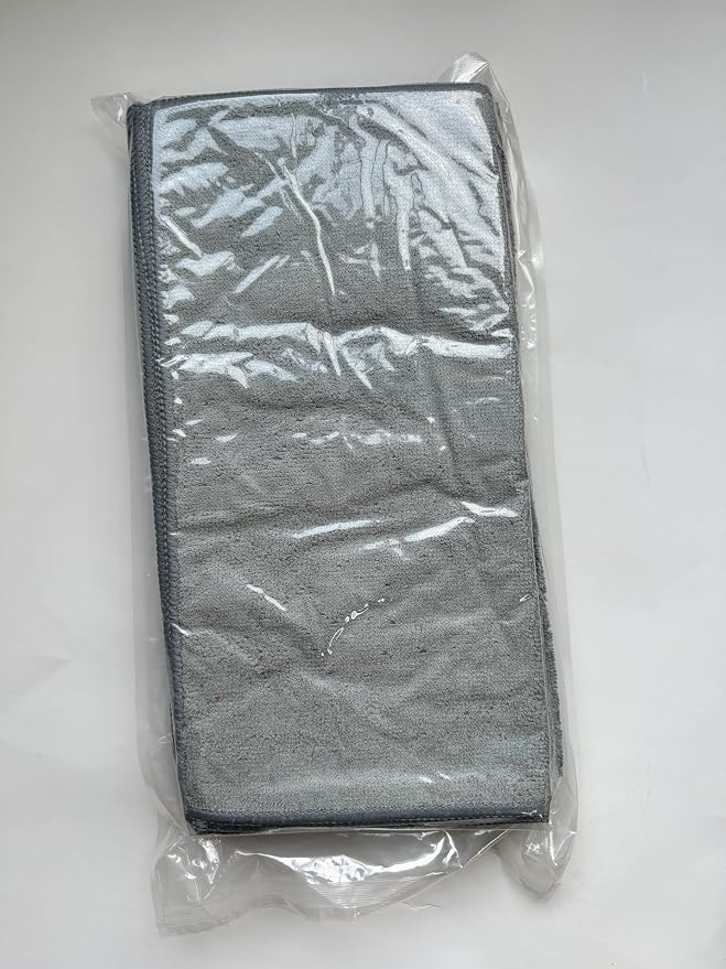 Gray Microfiber Cleaning Cloth 13"x13", Ultra Soft Absorbent Microfiber - Image 10