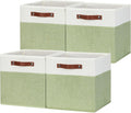 HNZIGE Fabric Storage Cubes for Shelves Set of 4, Storage Cubes Baskets 12 x12 by HNZIGE