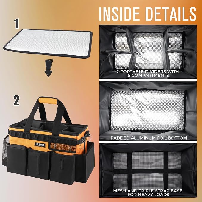 Wearable Cleaning Caddy Bag, Cleaning Caddy Supplies Organizer - Image 4