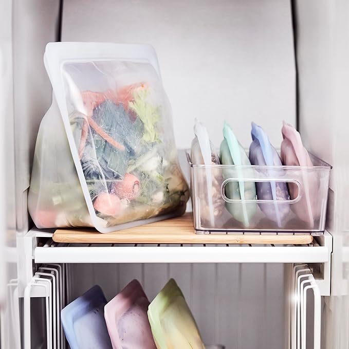 Stasher Premium Silicone Reusable Food Storage Stand-Up Bag Mega, Sous Vide - Image 2