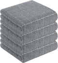 Homaxy 100% Cotton Terry Kitchen Towels, Checkered Designed, Soft and Super by Homaxy