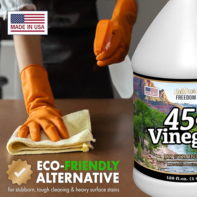 Nature's Freedom 45% Concentrated Vinegar, 1 Gallon - Image 3