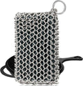 Herda Chain Mail Cast Iron Cleaner Scrubber, 316 Chainmail Pan Scrubber Metal by Betterqualitybetterlife