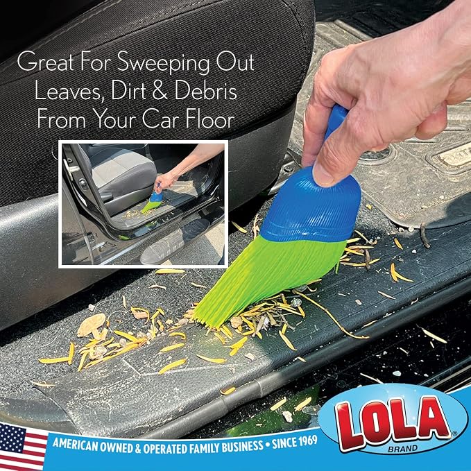 LOLA Whisk Broom, Hand Brush, 2 Pack, Durable Bristles, Whisks Away Dirt & - Image 3