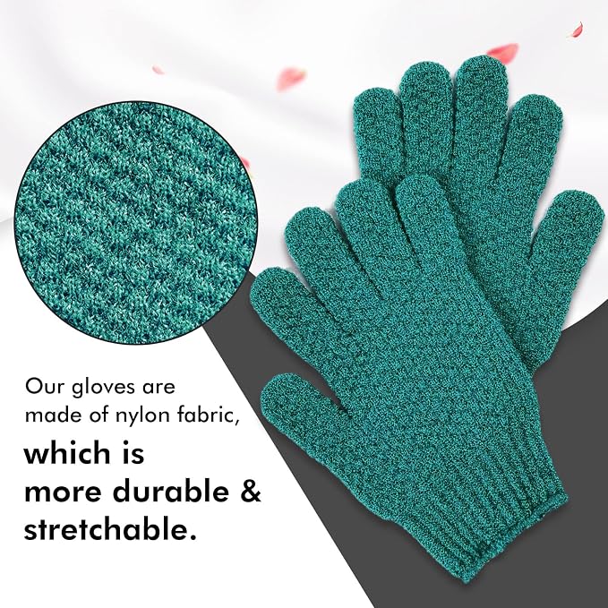 Evridwear Exfoliating Dual Texture Bath Gloves - Image 7