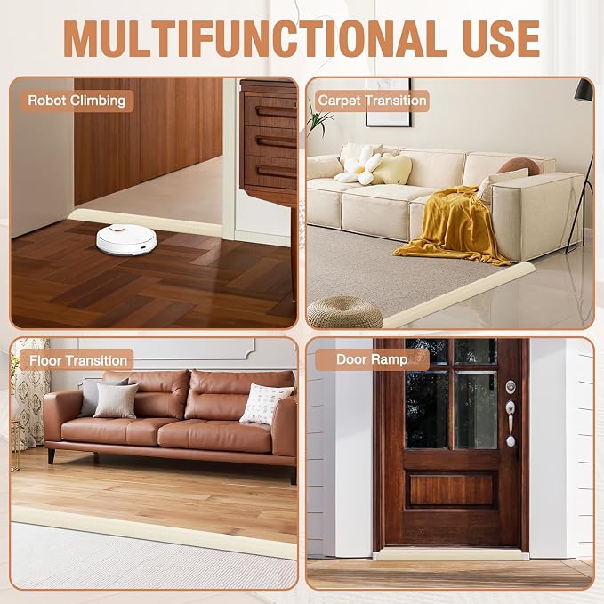 Floor Transition Strip Self Adhesive Vinyl Door Threshold - Image 6