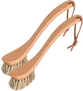 REDECKER Curved Dish Brush, Natural Union Plant Fiber Bristles, Ergonomic Design by Redecker