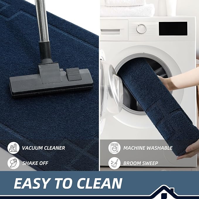 BEQHAUSE Door Mat 24" x 60", Non-Slip Door Mats Indoor Entryway Rugs Washable - Image 7