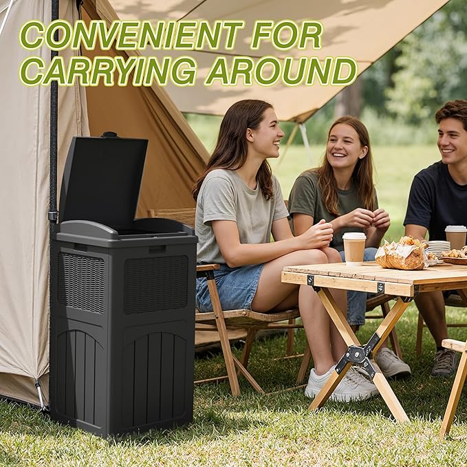 Greesum 33 Gallon Outdoor Trash Can - Image 3