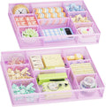 Marbrasse 2 Pack Desk Drawer Organizer, Mesh Drawer Organizer Tray by Marbrasse
