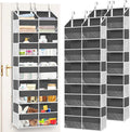 2 Pack Over the Door Organizer 5 Tiers, Extra Large Behind Door Storage of 10 by Ofiray-home