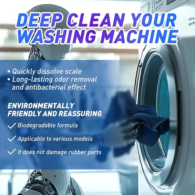Washing Machine Cleaner Tablets 30 Pack - Image 5