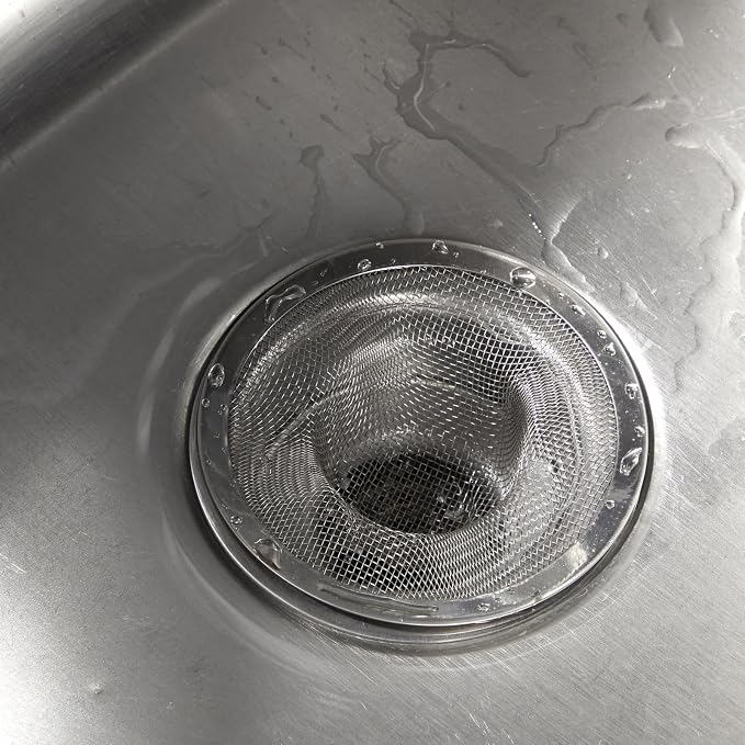 Juvale 4-Pack Stainless Steel Kitchen Sink Drain Strainer - Image 5