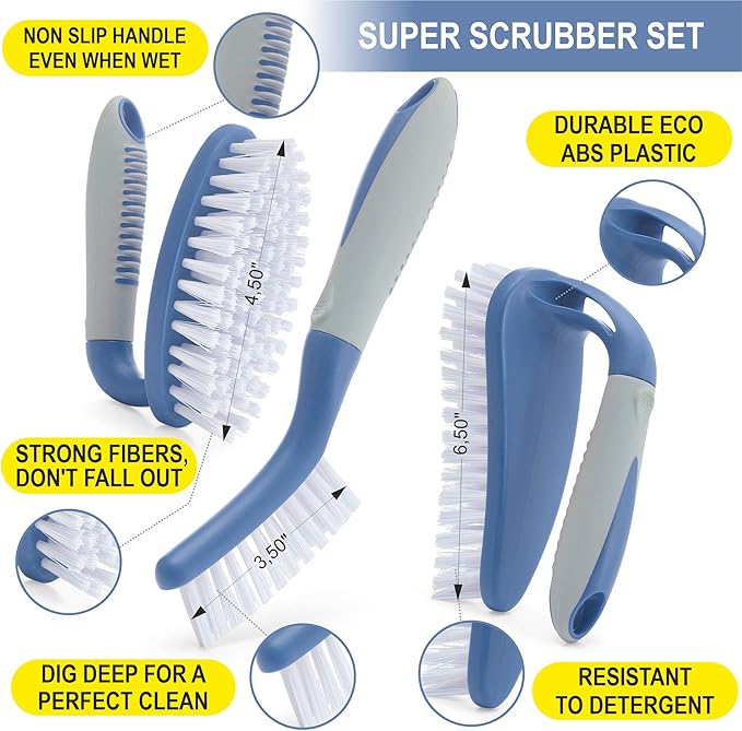Scrub Brush Set of 6 pcs - Image 3