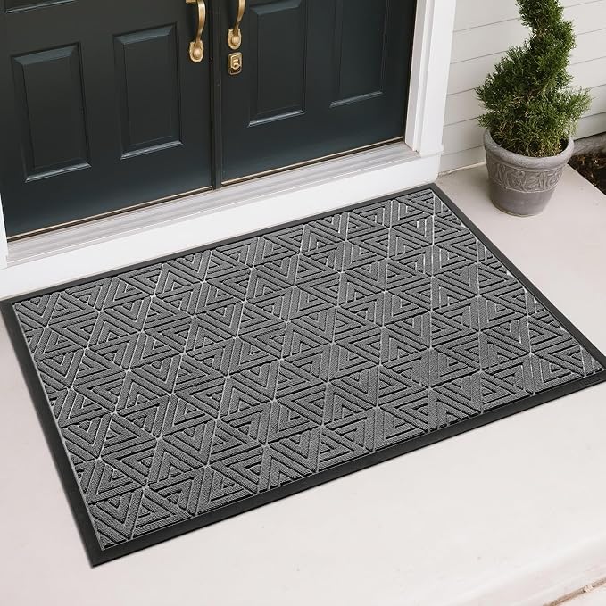 Yimobra Large Door Mat 47x32, All-Weather Waterproof Non-Slip Welcome Matt by Yimobra
