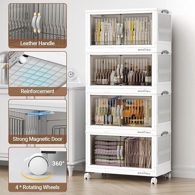 BROVIEW 240Qt Stackable Storage Bins - Image 5