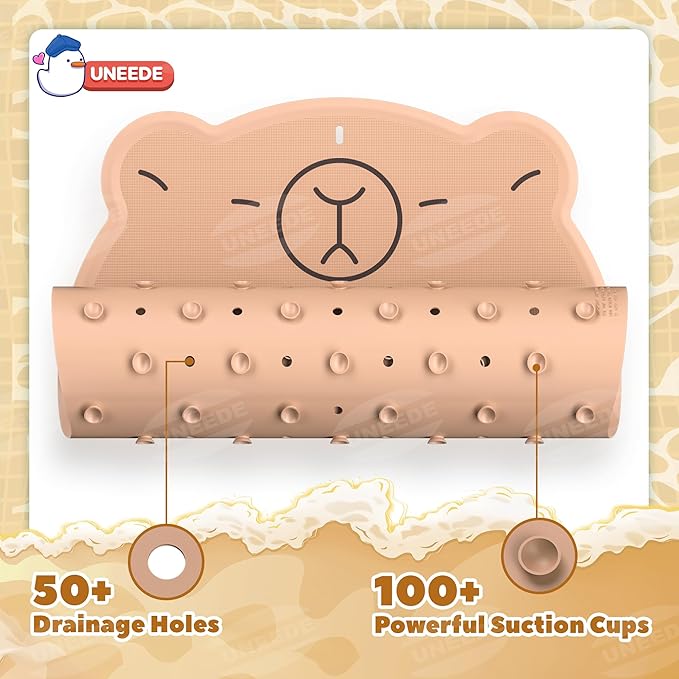 UNEEDE Kids Bathtub Mat Non Slip Shower Mat - Image 3