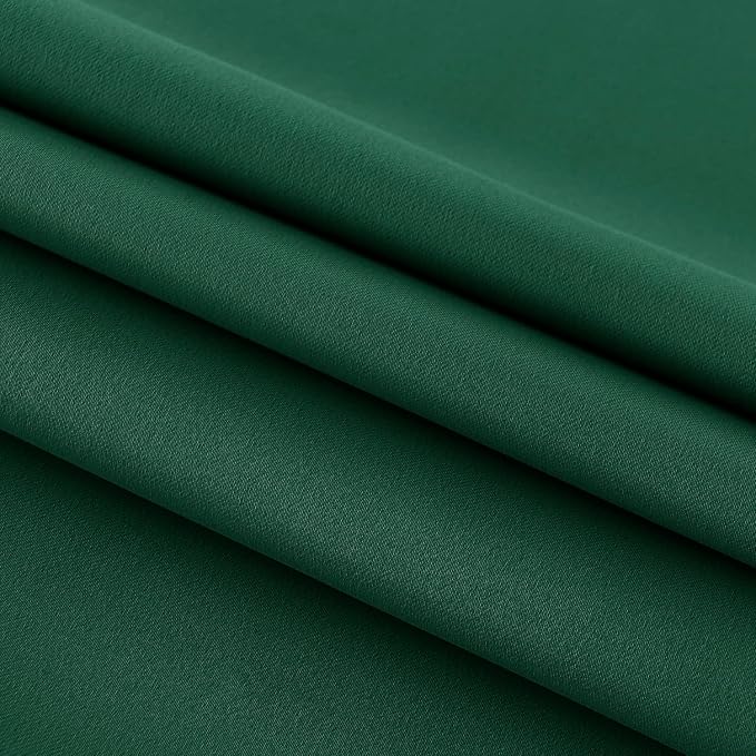 DWCN French Door Curtains – Rod Pocket Thermal Blackout Curtain - Image 5