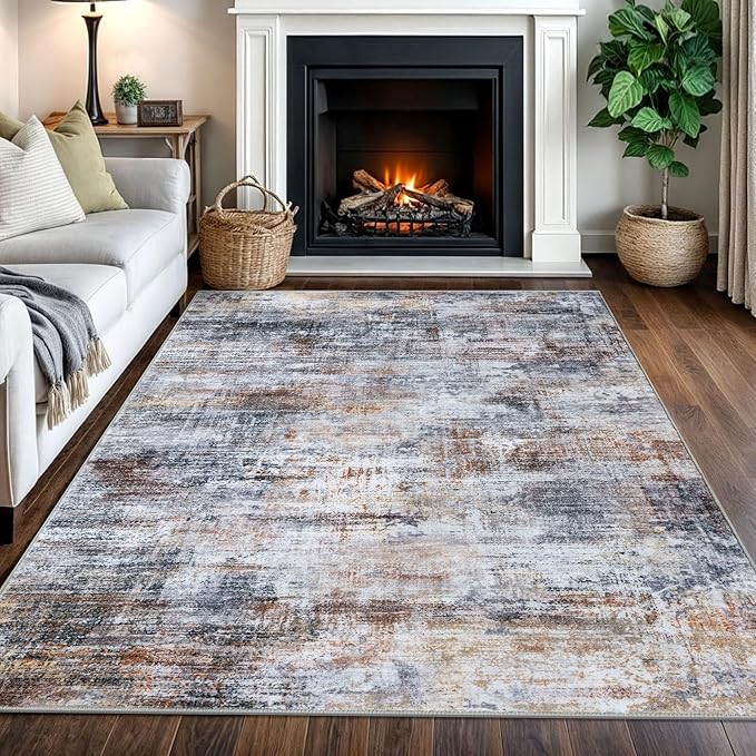 IOHOUZE Abstract Area Rugs 5x7 Ft Washable Rugs by iOhouze