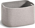 Woven Cotton Rope Storage Basket by ICERZCZ