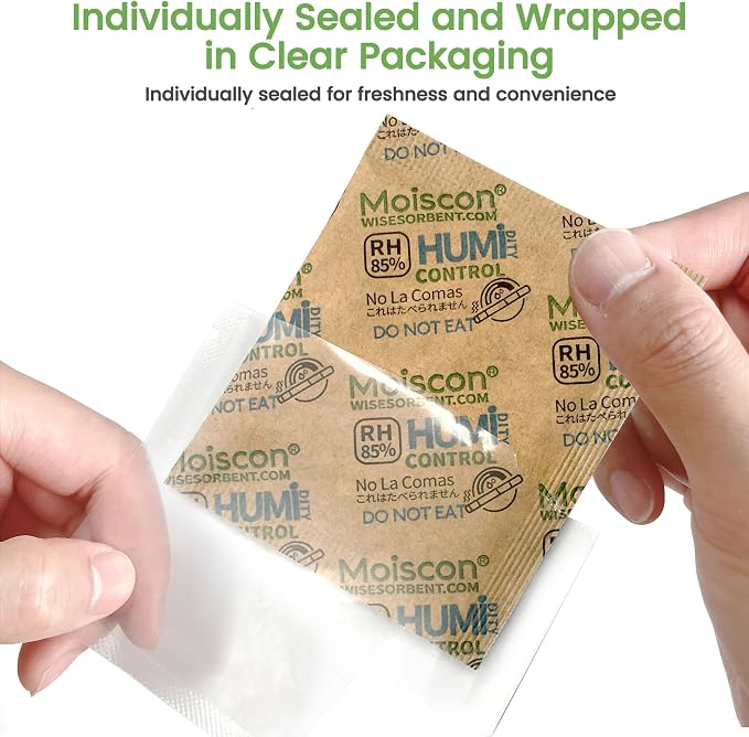 85% RH 15 Pack 8 Gram Two-Way Humidity Control Packs - Image 4
