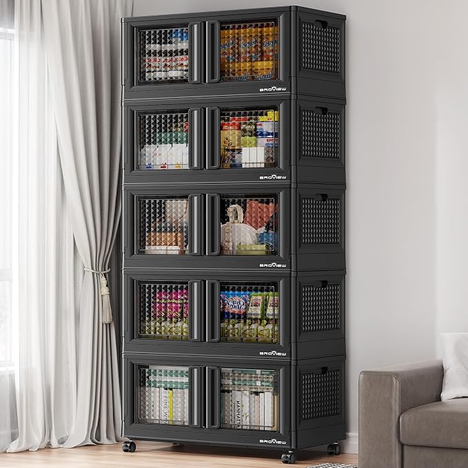 BROVIEW 500 Qt Stackable Storage Bins by BROVIEW-EnjoytheArtofLife