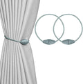2 PCS Magnetic Curtain Tiebacks, European Style Convenient Drape Tie Backs by YUNTUOO