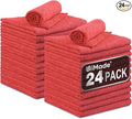 Shop Towels, 24 Pack Commercial Grade Shops Rags Microfiber Towel by Unimade