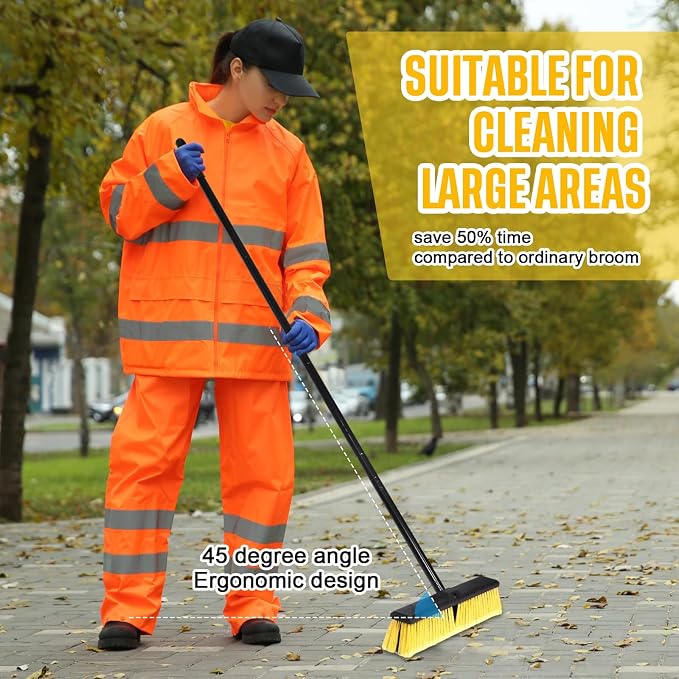 Zhehao 10 Pack 18 Inches Push Broom Outdoor, Concrete Floor Cleaning - Image 7