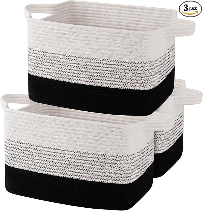 OIAHOMY Storage Basket, Woven Baskets by MasterofSpaceOptimization