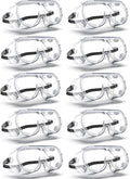 Anti-Fog Indirectly Vented Lab Safety Goggles Over Glasses by EinKau