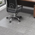 Chair Mat for Carpet, Beveled Edge Vinyl Mat by FUNMATHomeDecors