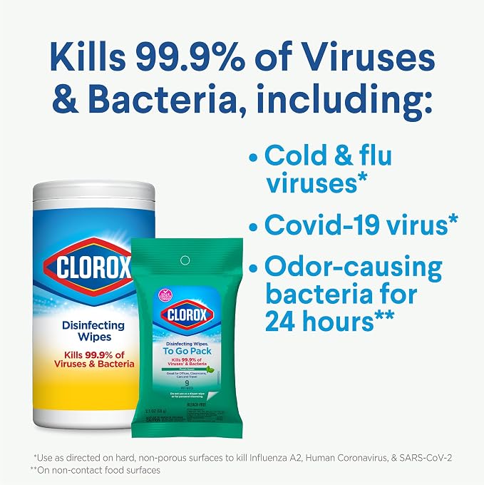 Clorox Disinfecting On The Go Travel Wipes, Fresh Scent - Image 5