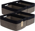 Large Storage Baskets for Organizing, Closet Shelf Baskets for Clothes Blanket by MiniArkStorageBasketsHome