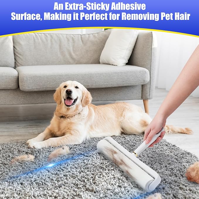 COBETE Large Extra Sticky Lint Roller Refills Pack of 5, 450 Sheets Replacement - Image 5