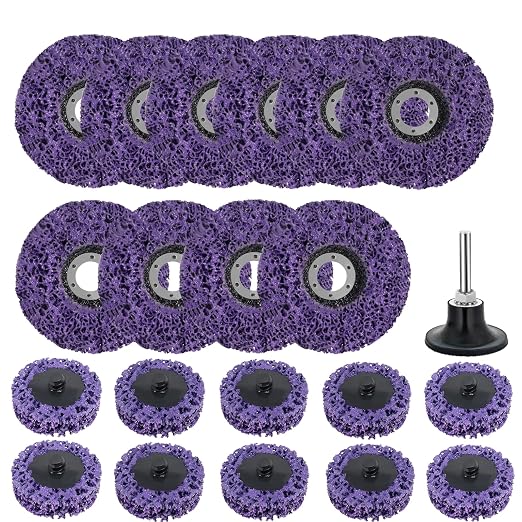 21 Pack Paint Strip Discs for Angle Grinder, 4-1/2'' x 7/8'' & 2" Rust Remover by Ketofa