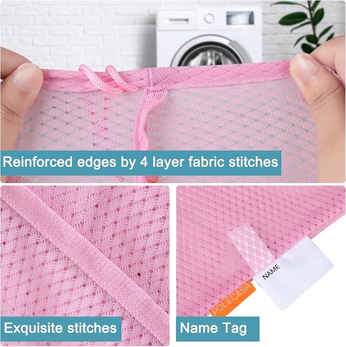Polecasa Heavy Duty Large Mesh Laundry Bags - Image 5
