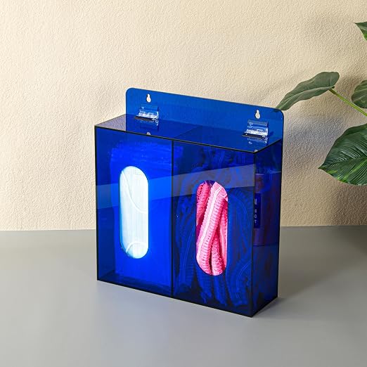 Wall Mounted Glove Dispenser, Hairnet Shoe Cover Dispenser，Acrylic Glove Box - Image 4
