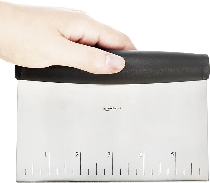 Amazon Basics Multi-Purpose Stainless Steel Scraper/Chopper - Image 5