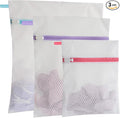 Polecasa 3Pcs Extra Durable 125g Diamond Mesh Laundry Bags by Polecasa