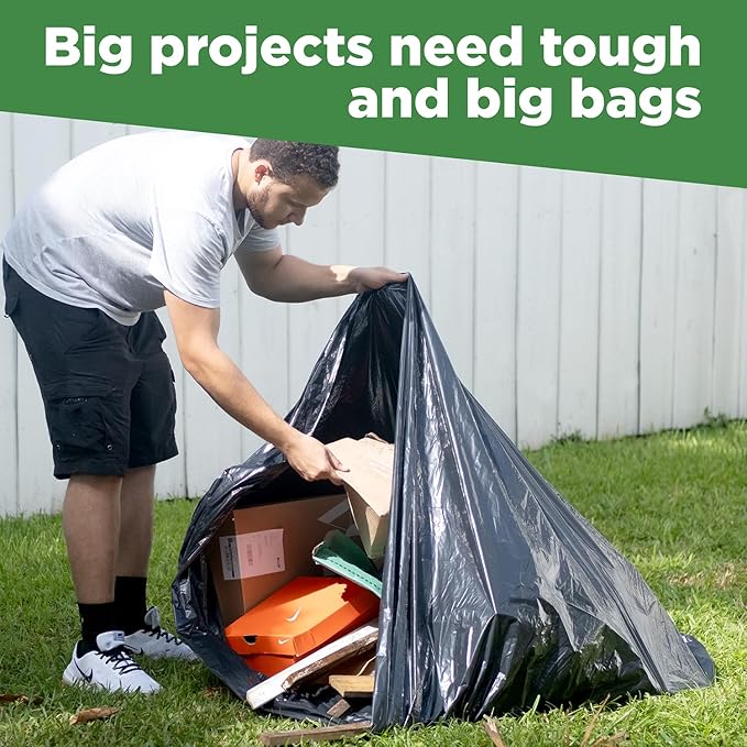 ToughBag 95-96 Gallon Trash Bags Heavy Duty, 100 Gallon Can Liners - Image 3