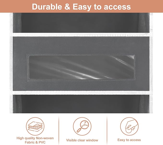 3 Packs 5-Tier Over the Door Storage Organizer - Image 5