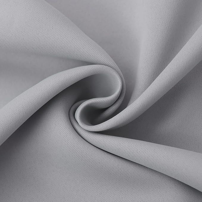 BGment Light Grey Short Curtains 36 Inches Length - Image 7