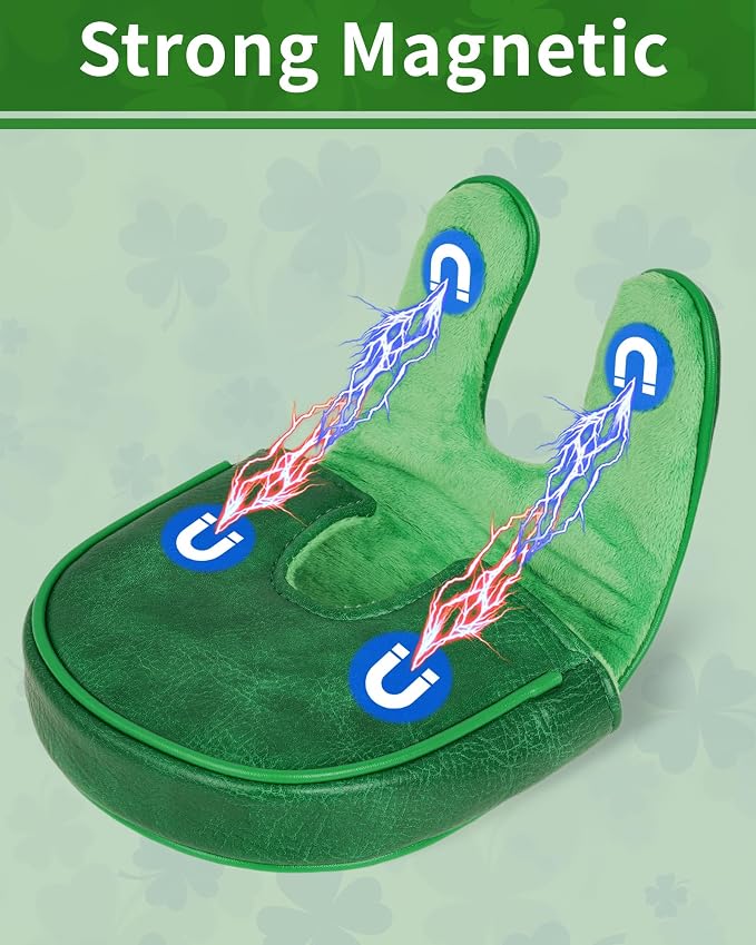 Golf Headcovers Golf Club Head Covers Four Leaf Clover Good Luck Charm - Image 6