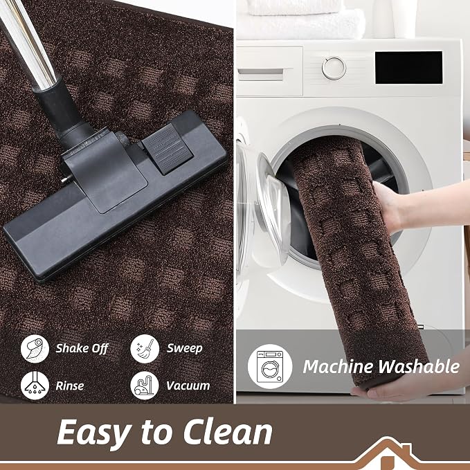 BEQHAUSE Waffle Door Mats Indoor 36"x60", Dog Mat - Image 6