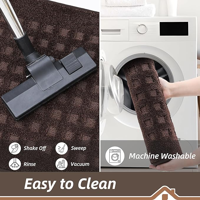 BEQHAUSE Waffle Door Mats Indoor 24"x36", Dog Mat - Image 6
