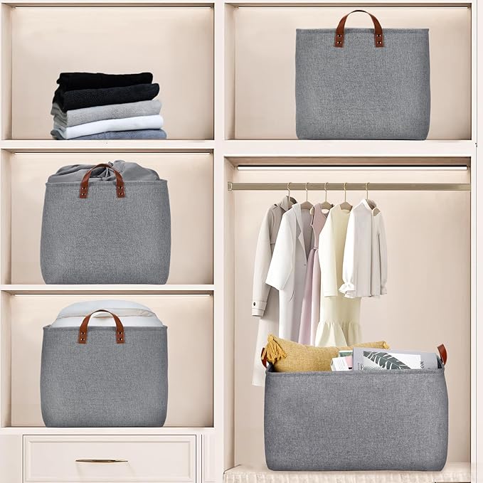 DULLEMELO Extra Large Grey Basket - Image 6