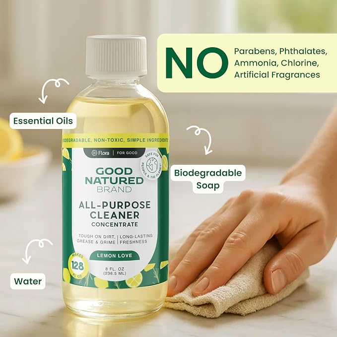 Good Natured Brand All-Purpose Cleaner Concentrate | Multi-Surface Cleaner | - Image 3