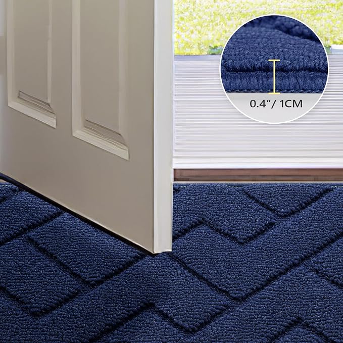 hicorfe Indoor Doormat, Front Back Door Mat TPR Backing Non Slip Mats 20"x31.5" - Image 4