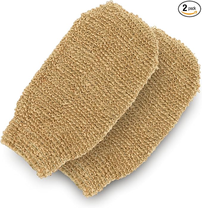 GUARD&MARINE Natural Shower Mitts by Unknown